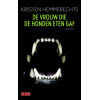 De vrouw die de honden eten gaf