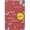 Rood hart, blauwe vlinder