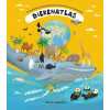 Dierenatlas: de kleurrijke dierenwereld in zeven uitvouwplaten (Dutch Edition)