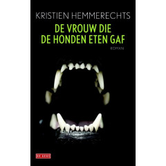 De vrouw die de honden eten gaf