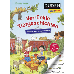Duden Leseprofi - Mit Bildern lesen lernen: Verrückte Tiergeschichten: Kinderbuch für Erstleser ab 4 Jahren (DUDEN Leseprofi Erstes Lesen)