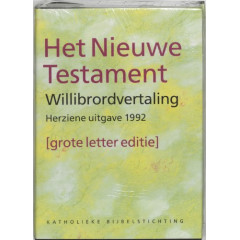 Bijbel het Nieuwe Testament Willibrordvertaling 1992 grote letter editie