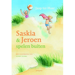 Saskia en Jeroen spelen buiten