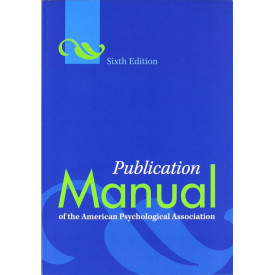 Publication Manual of the American Psychological Association