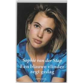 Een Blauwe Vlinder Zegt Gedag