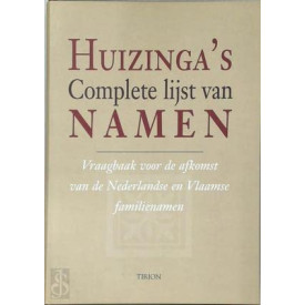 HUIZINGA'S COMPLETE LIJST VAN NAMEN