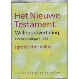 Bijbel het Nieuwe Testament Willibrordvertaling 1992 grote letter editie