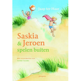Saskia en Jeroen spelen buiten