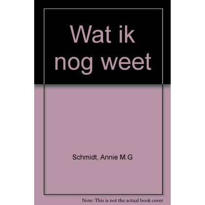 Wat ik nog weet (Dutch Edition)
