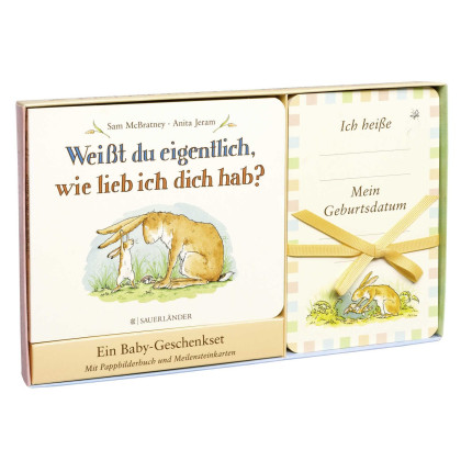 Weißt du eigentlich, wie lieb ich dich hab? Baby-Geschenkset