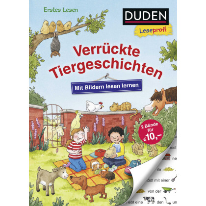 Duden Leseprofi - Mit Bildern lesen lernen: Verrückte Tiergeschichten: Kinderbuch für Erstleser ab 4 Jahren (DUDEN Leseprofi Erstes Lesen)