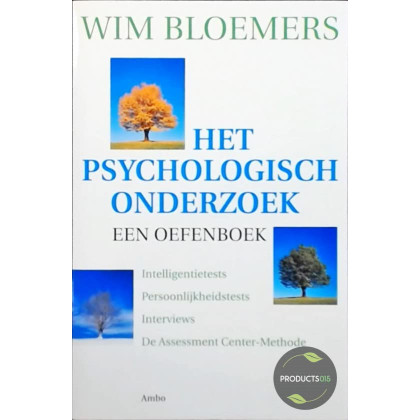 Het psychologisch onderzoek: een oefenboek