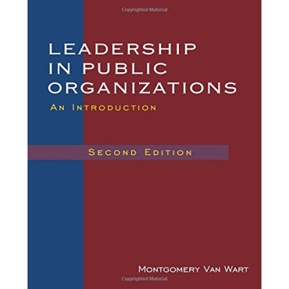 Leadership in Public Organizations
